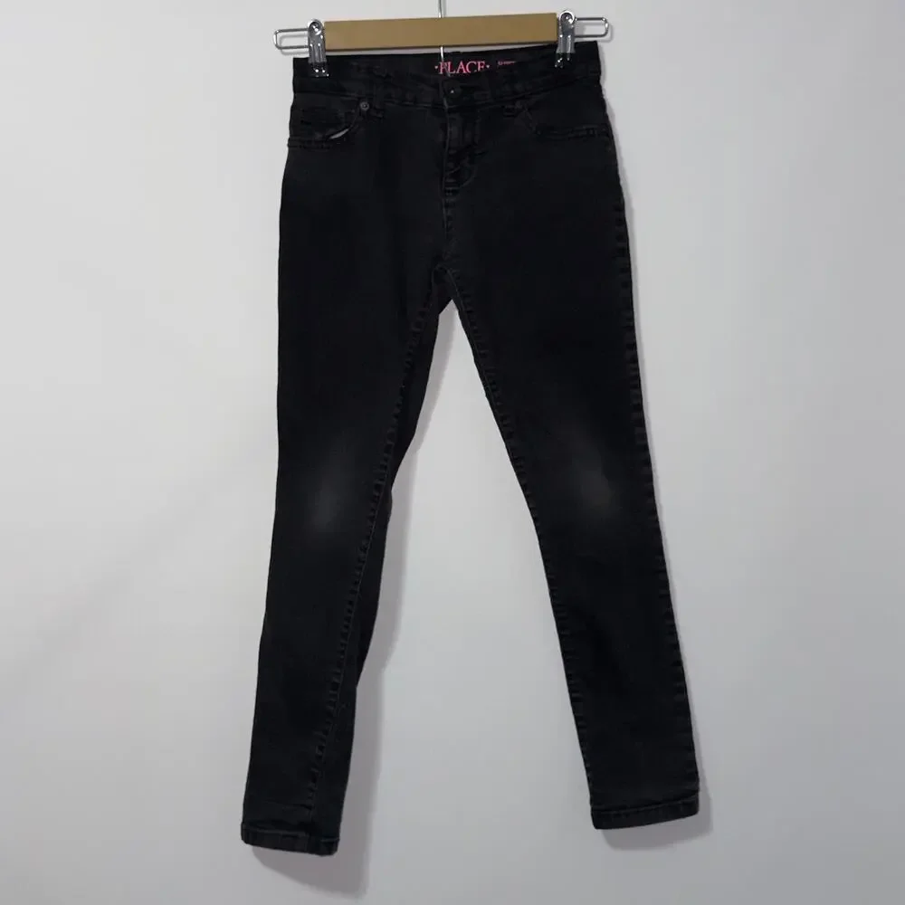 PLACE Super Skinny Black Jeans girls Size 10